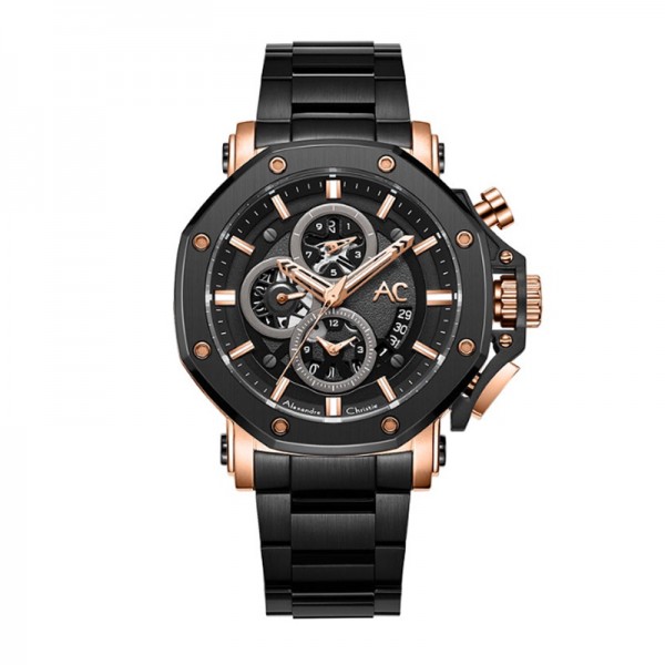 Alexandre Christie AC 9603 Rosegold Black MCBBRBA